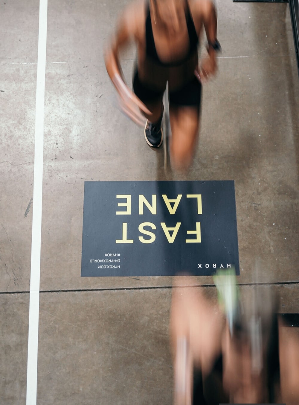 HYROX race — the fast lane