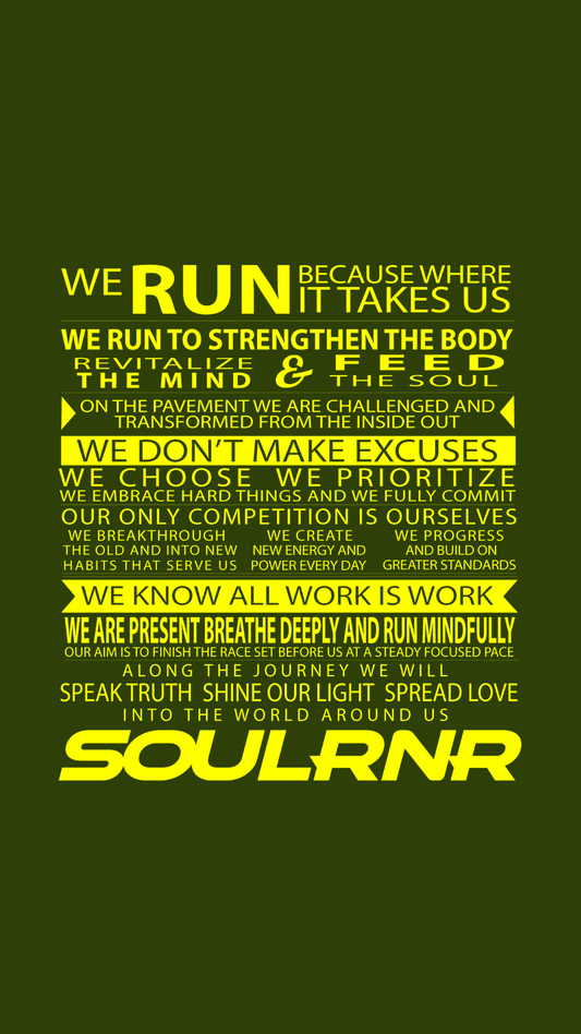 SOULRNR Run Manifesto Cropped Hoodie